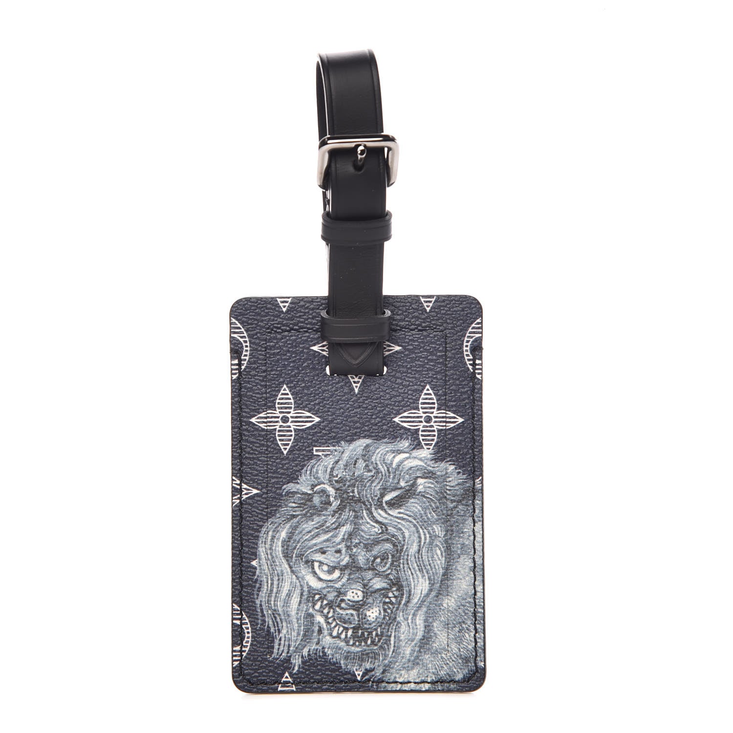 Louis Vuitton Savane Monogram Chapman Lion Luggage Tag 1 of 2