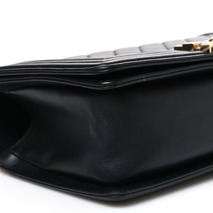 Chanel Lambskin Quilted Medium Boy Flap Black 9 of 12