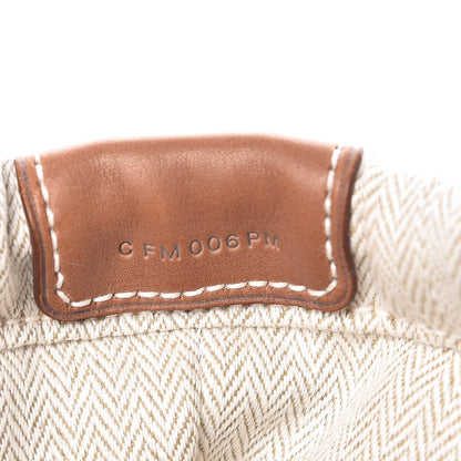 Hermes Canvas Barenia Fourbi 20 PM Pouch Naturel Fauve 7 of 12