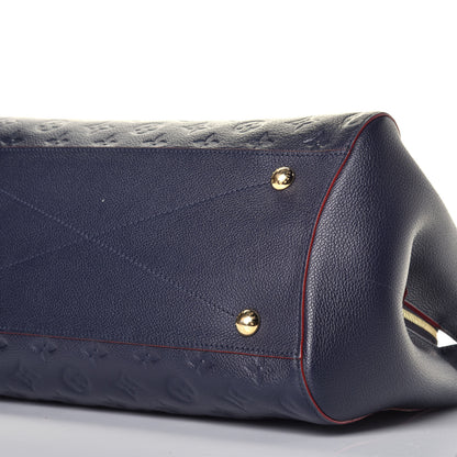 Louis Vuitton Empreinte Montaigne GM Marine Rouge 8 of 9