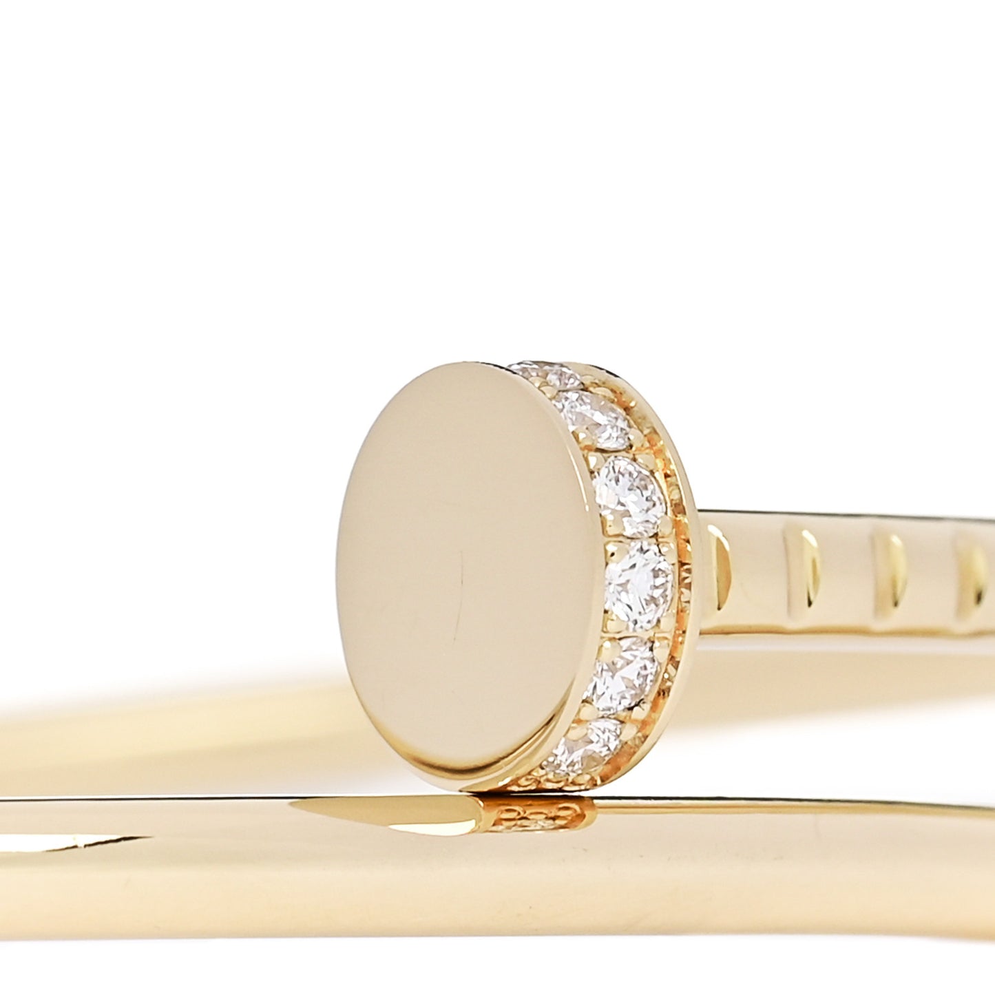 18K Yellow Gold Diamond Small Juste Un Clou Bracelet 15