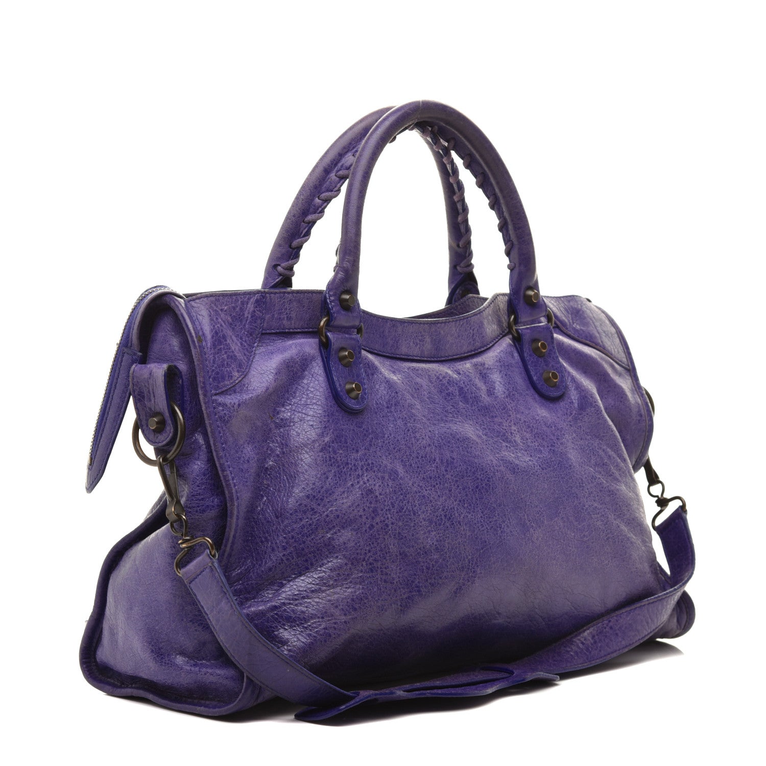 Balenciaga Agneau Classic Hardware City Bleu Lavande 3 of 10