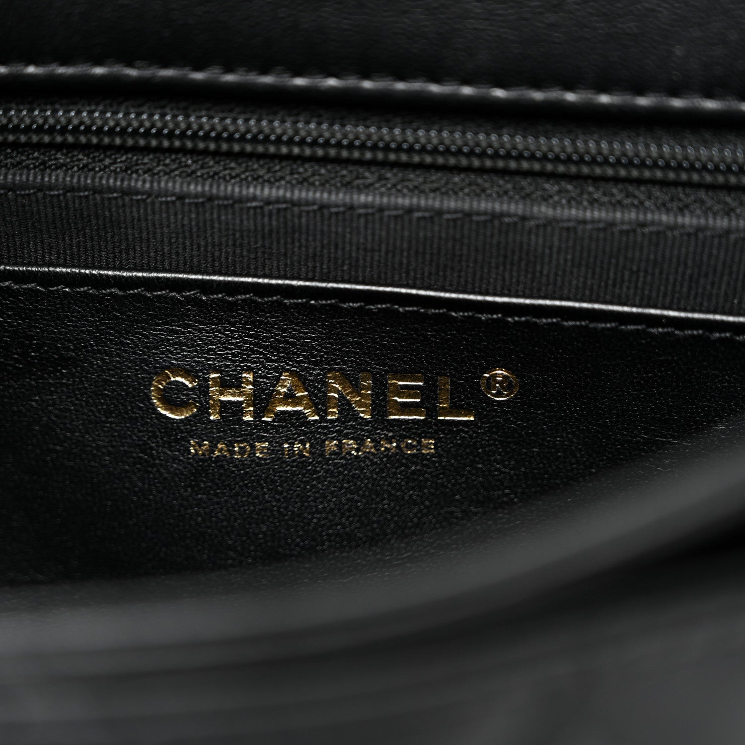 Chanel Lambskin Quilted Bicolor Flap Black Beige 6 of 10