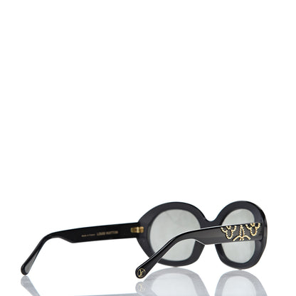 Louis Vuitton Studded La Piscine Sunglasses Z1049U Black 4 of 8