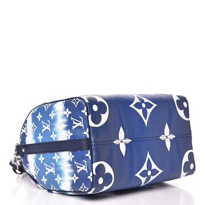 Louis Vuitton Monogram Escale Speedy Bandouliere 30 Blue 4 of 12