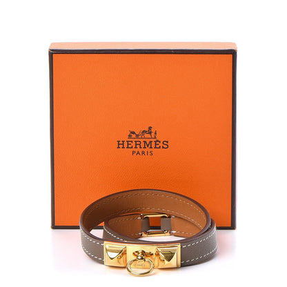 Hermes Swift Rivale Double Tour Bracelet M Etoupe 8 of 8