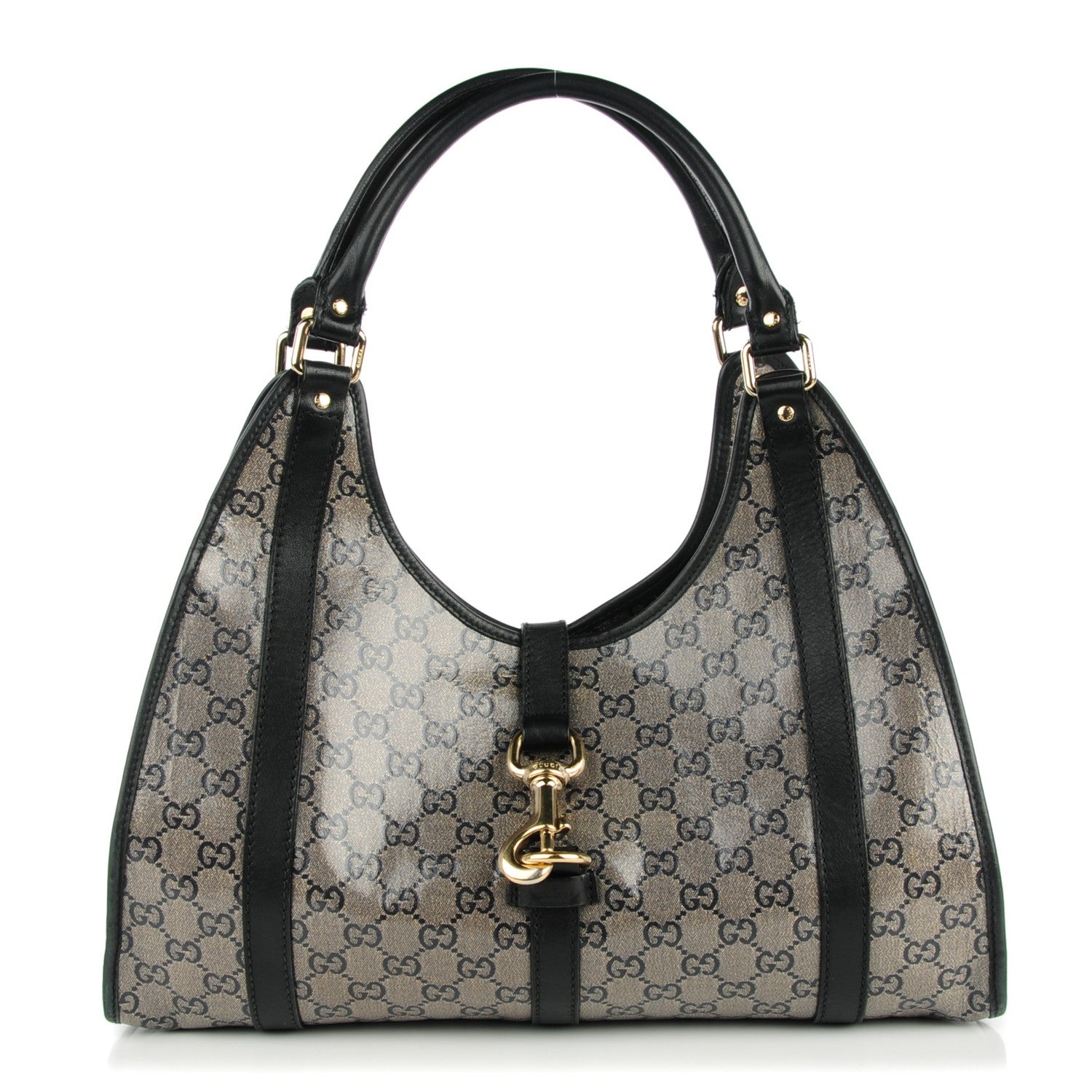 Gucci Crystal Monogram Medium Joy Shoulder Bag Black 1 of 8