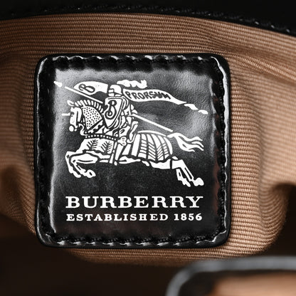 Burberry Supernova Check Buckle Hobo Black 6 of 12