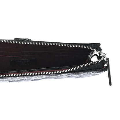 Chanel Caviar Quilted Classic Pouch With Handle Black 4 of 4
