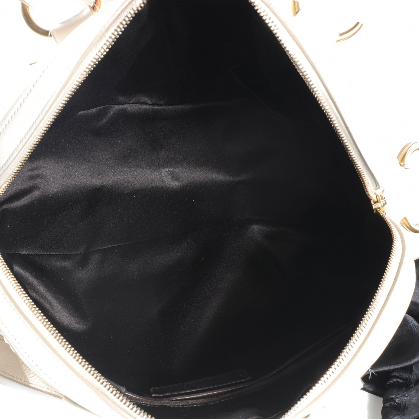 Leather Large Muse Ivory