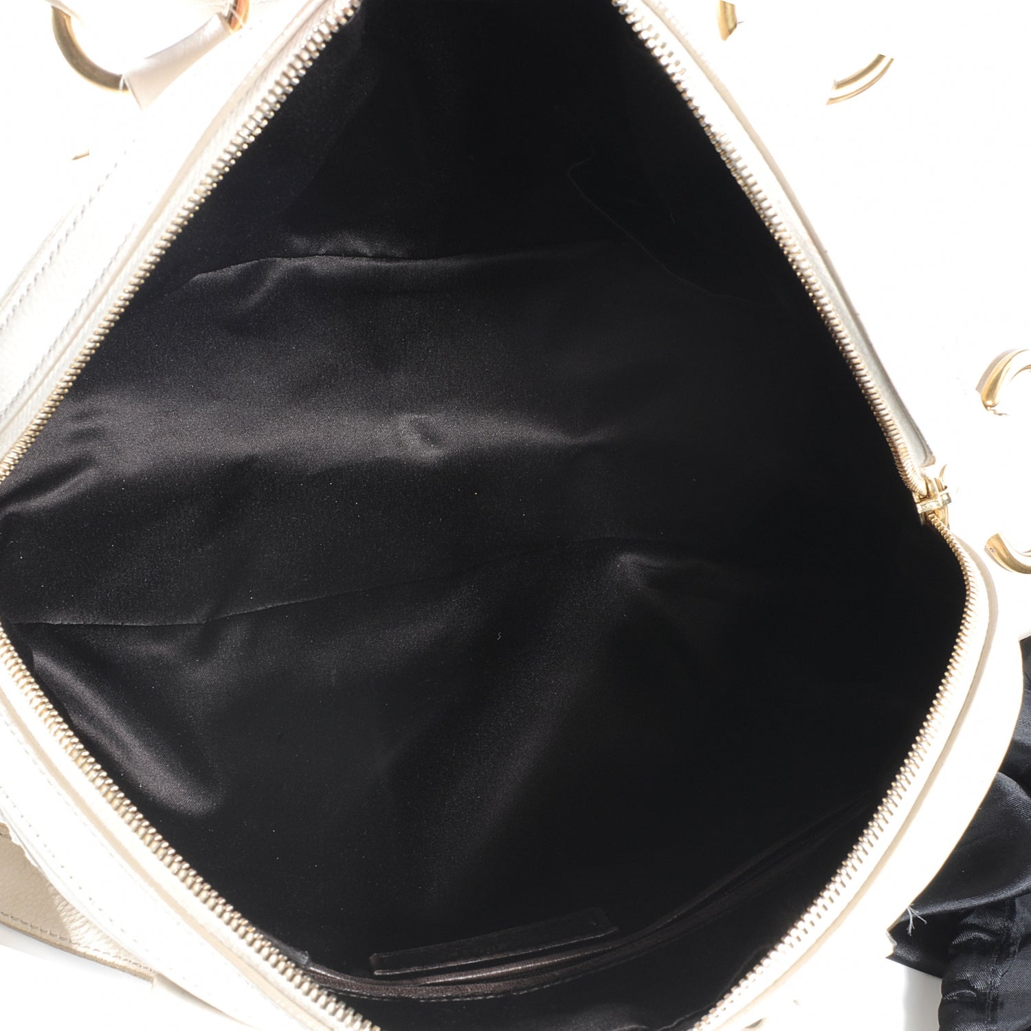 Saint Laurent Leather Large Muse Ivory 9 of 11