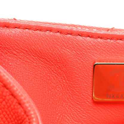 Chanel Caviar Quilted 31 Rue Cambon Mini Top Handle Flap Orange 7 of 11