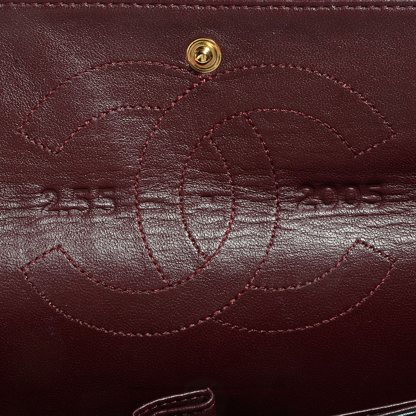 Aged Calfskin 50th Anniversary 2.55 Reissue 225 Flap Black