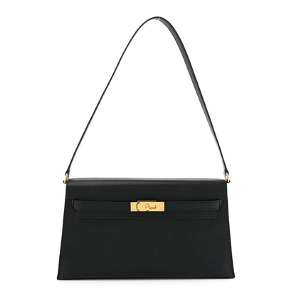 Hermes Chevre Chamkila Kelly Elan Black 1 of 12