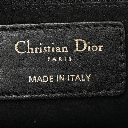 Christian Dior Lambskin Cannage Large Dioraddict Flap Bag Black 6 of 14