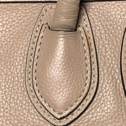 Celine Drummed Calfskin Micro Luggage Dune 17 of 19