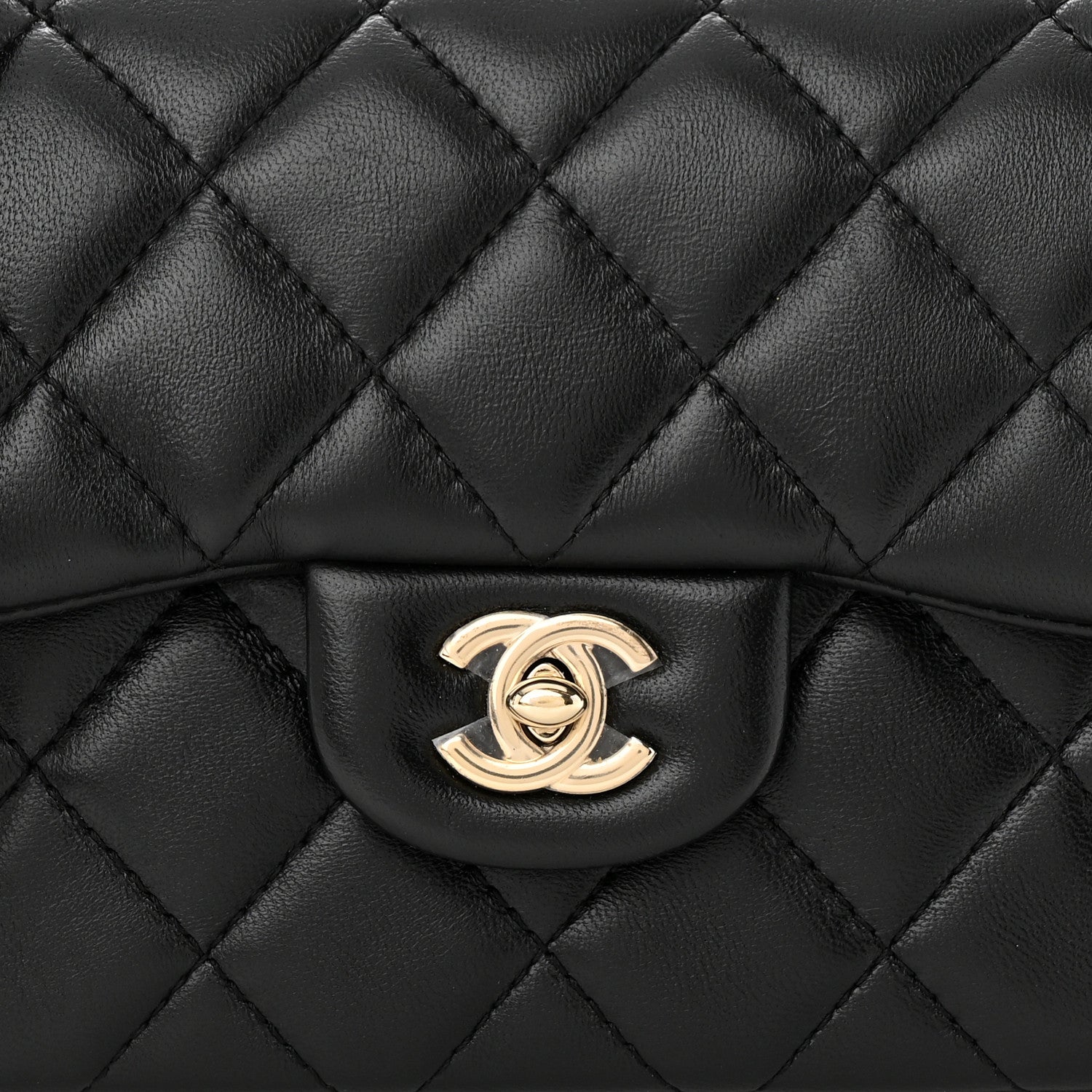 Chanel Lambskin Quilted Small My Precious Flap Black 8 of 10