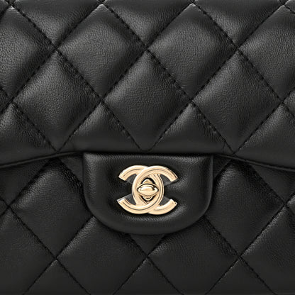 Chanel Lambskin Quilted Small My Precious Flap Black 8 of 10