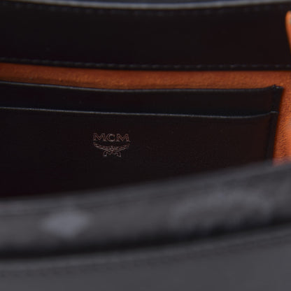 MCM Visetos Mini Patricia Crossbody Bag Black 6 of 10