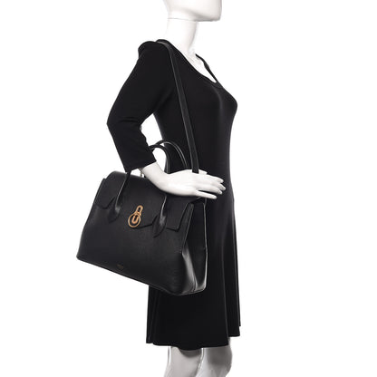 Mulberry Small Classic Grain Calfskin Seaton Black 2 of 14