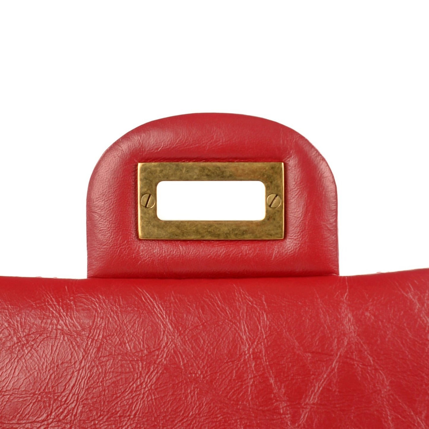 Aged Calfskin Quilted 2.55 Reissue 226 Flap Red