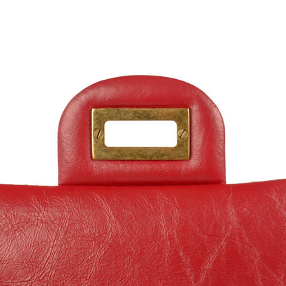 Chanel Aged Calfskin Quilted 2.55 Reissue 226 Flap Red 5 of 7