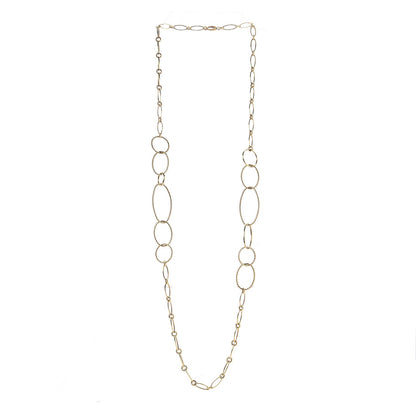 David Yurman 18K Yellow Gold Mobile Link Necklace 3 of 5