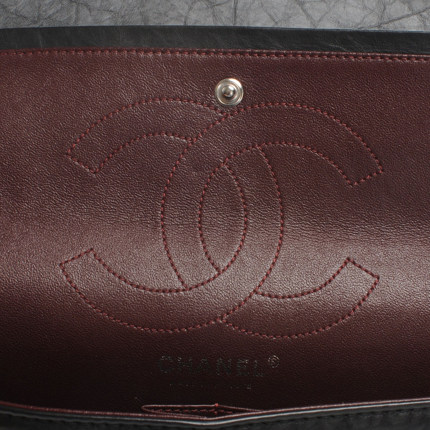 Aged Calfskin Quilted 2.55 Reissue 226 Flap Black
