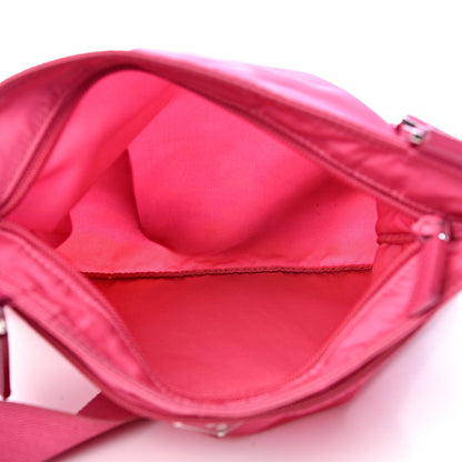 Prada Nylon Vela Flat Messenger Bag Fuxia 4 of 12