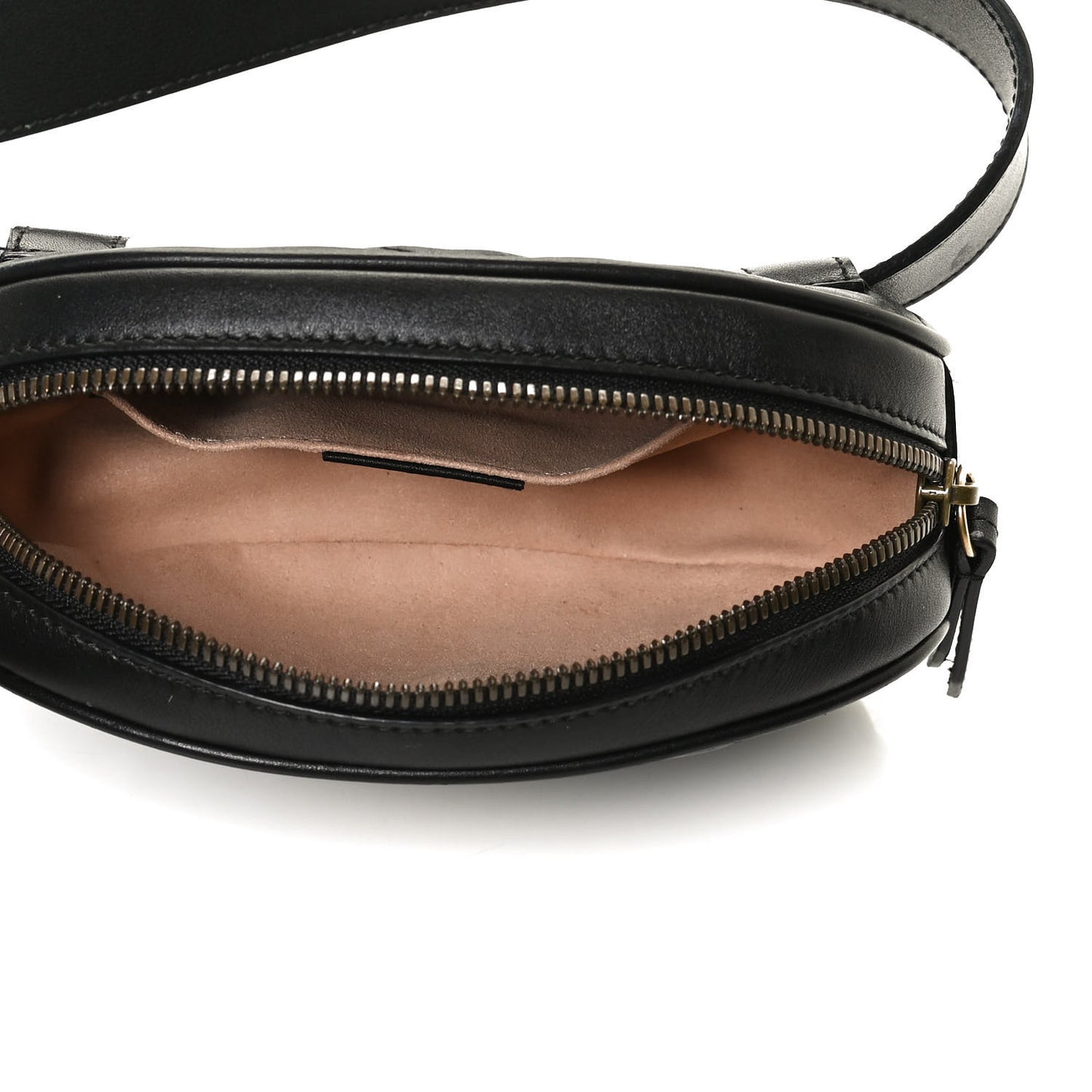 Calfskin Matelasse GG Marmont Belt Bag 95 38 Black
