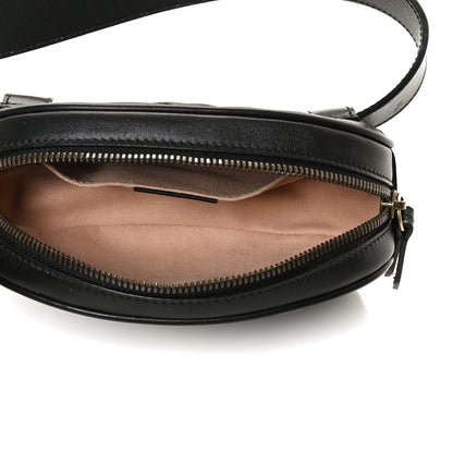 Gucci Calfskin Matelasse GG Marmont Belt Bag 95 38 Black 5 of 13