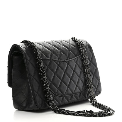 Chanel Aged Calfskin Quilted 2.55 Reissue 225 Flap So Black 3 of 10