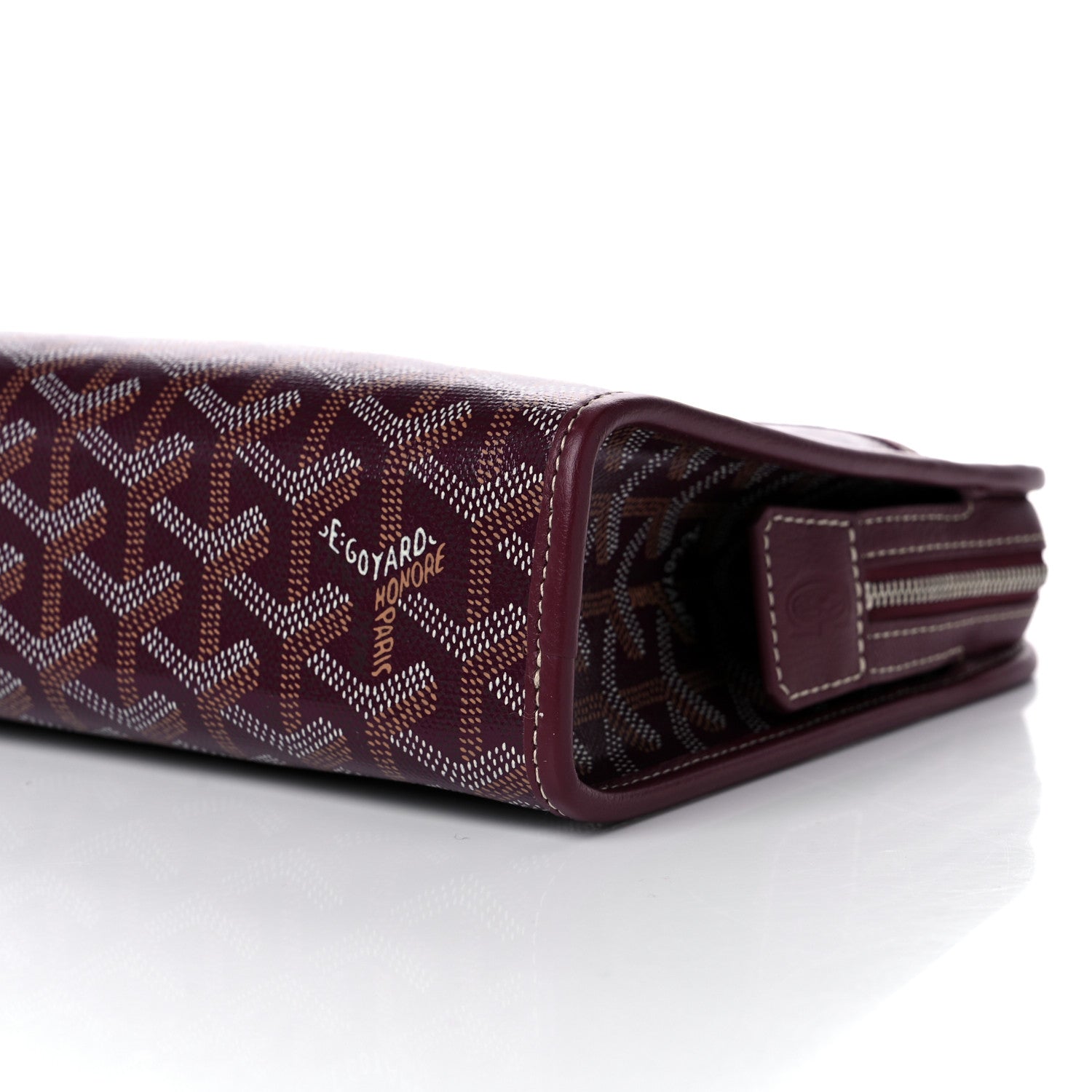 Goyard Goyardine Jouvence Toiletry Pouch Burgundy 8 of 11