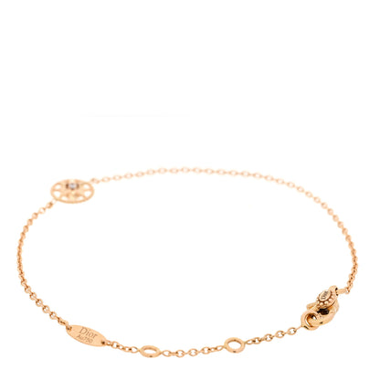 Christian Dior 18K Rose Gold Diamond XS Rose Des Vents Bracelet 3 of 6