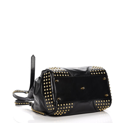 Burberry Lambskin Bridle Studs Small Canterbury Tote Black 4 of 15