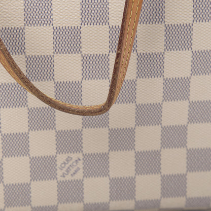Louis Vuitton Damier Azur Neo Neverfull MM Rose Ballerine 23 of 24