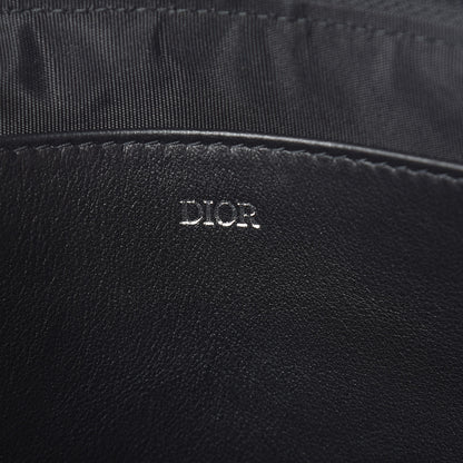 Christian Dior Oblique Pouch Clutch Blue 6 of 7