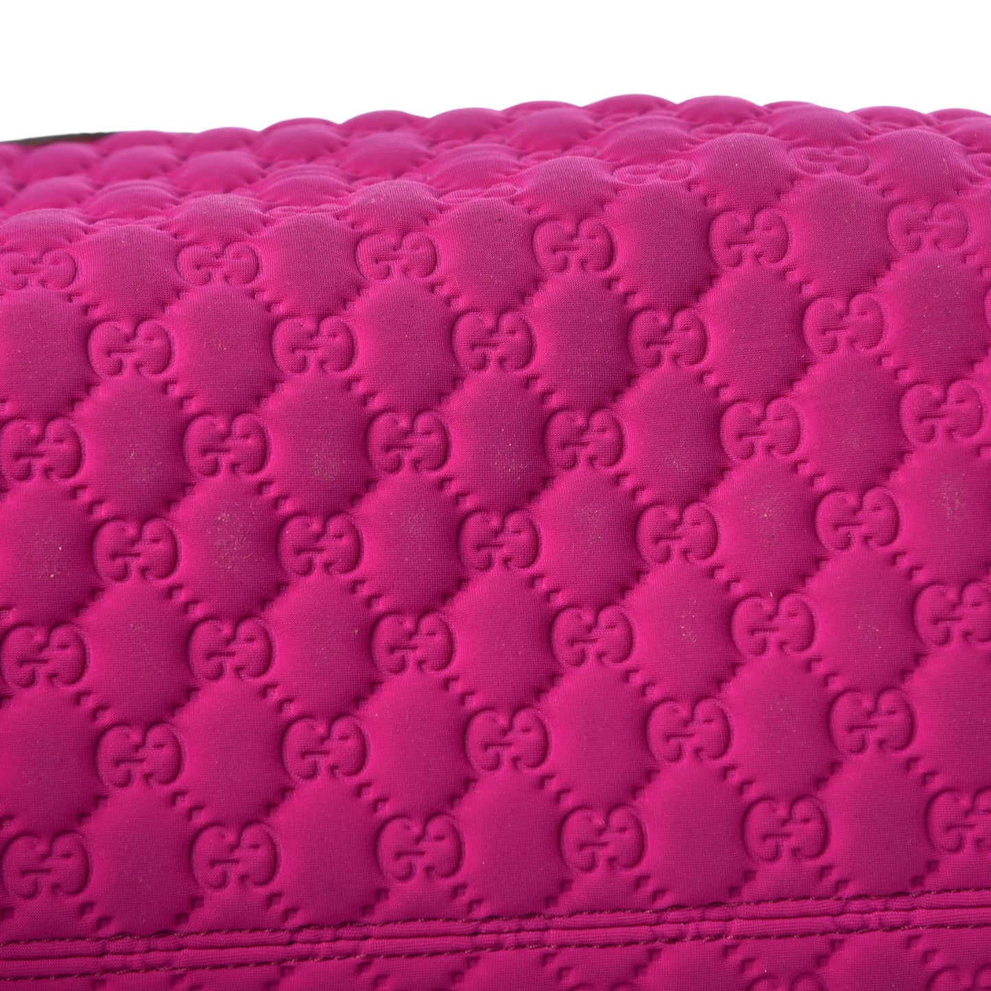 Guccissima Neoprene Techno Tag Medium Boston Magenta