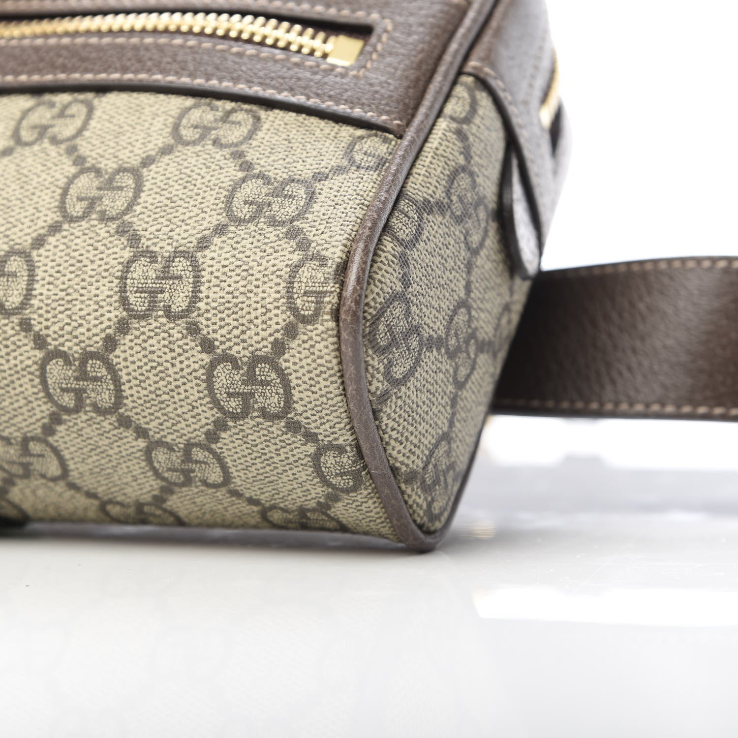 Gucci GG Supreme Monogram Web Small Ophidia Belt Bag 75 30 Dark Brown 10 of 10