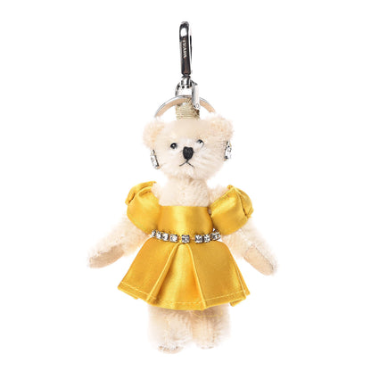 Prada Crystal Trick Teddy Bear Keychain Charm 1 of 2