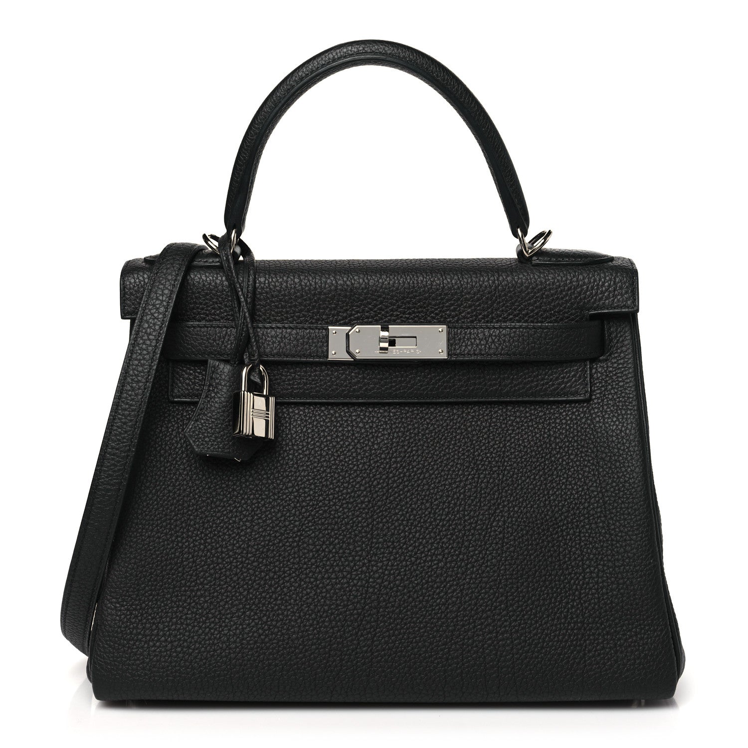 Hermes Togo Kelly Retourne 28 Black 1 of 10