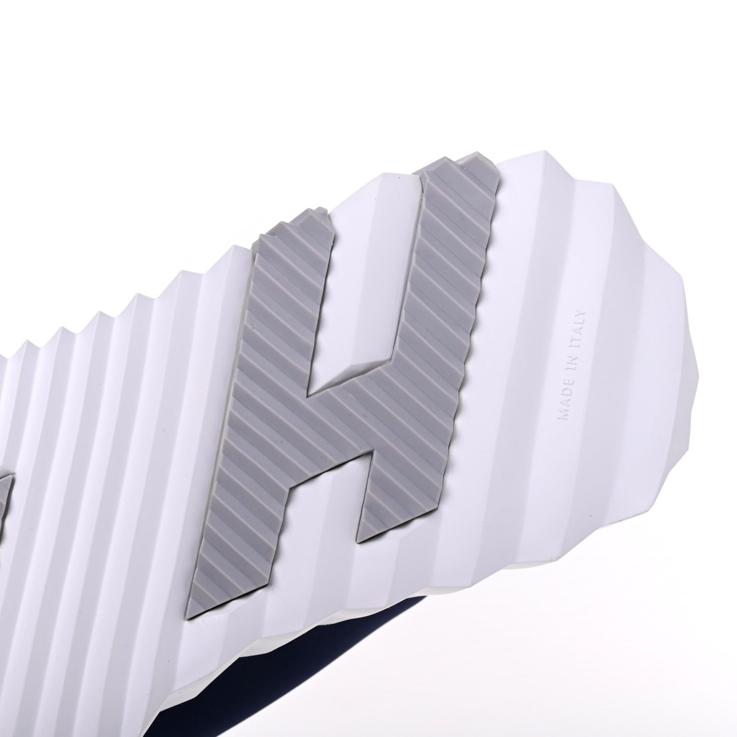 Technical Jersey Suede Goatskin Bouncing Sneakers 37 Marine