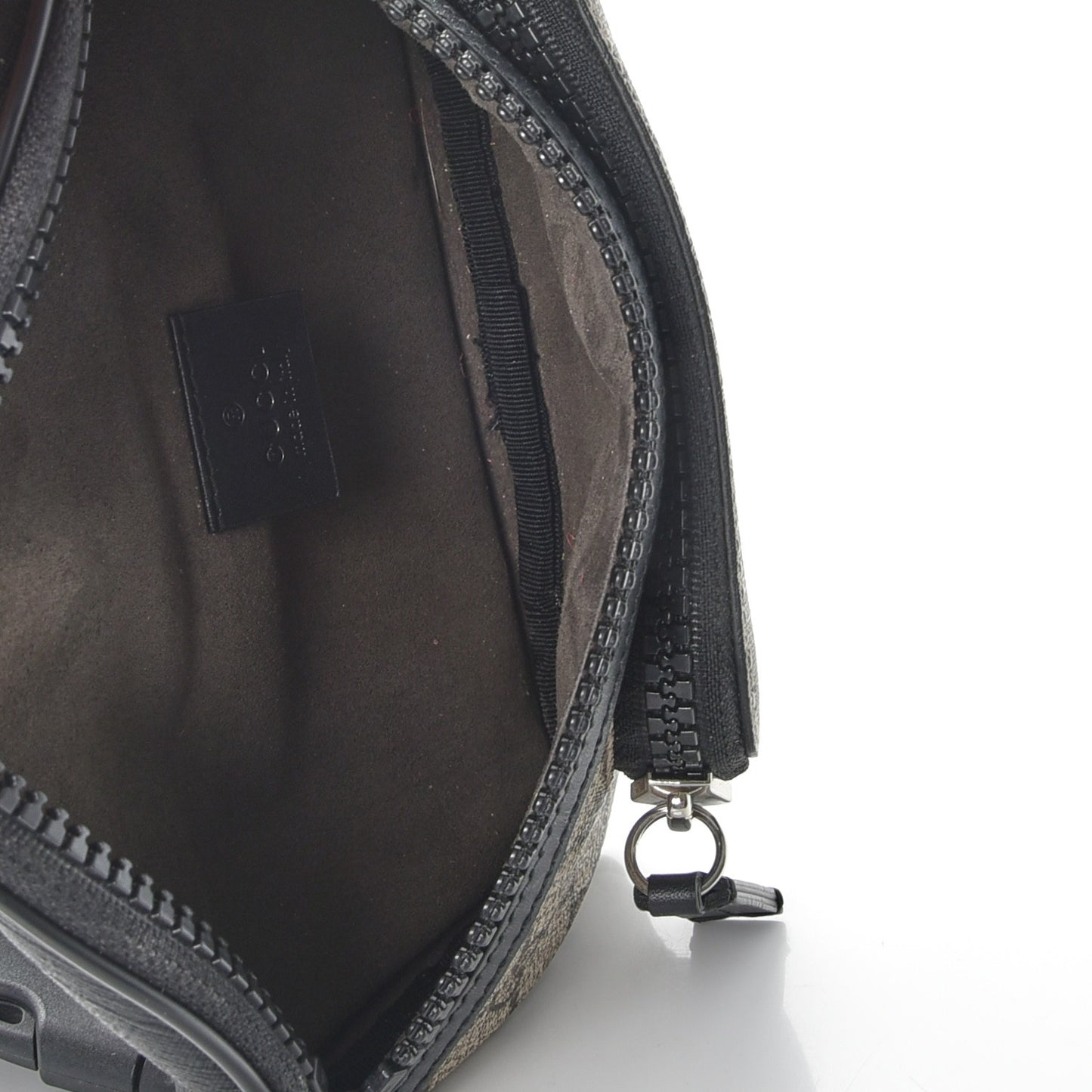 GG Supreme Monogram Belt Bag Black