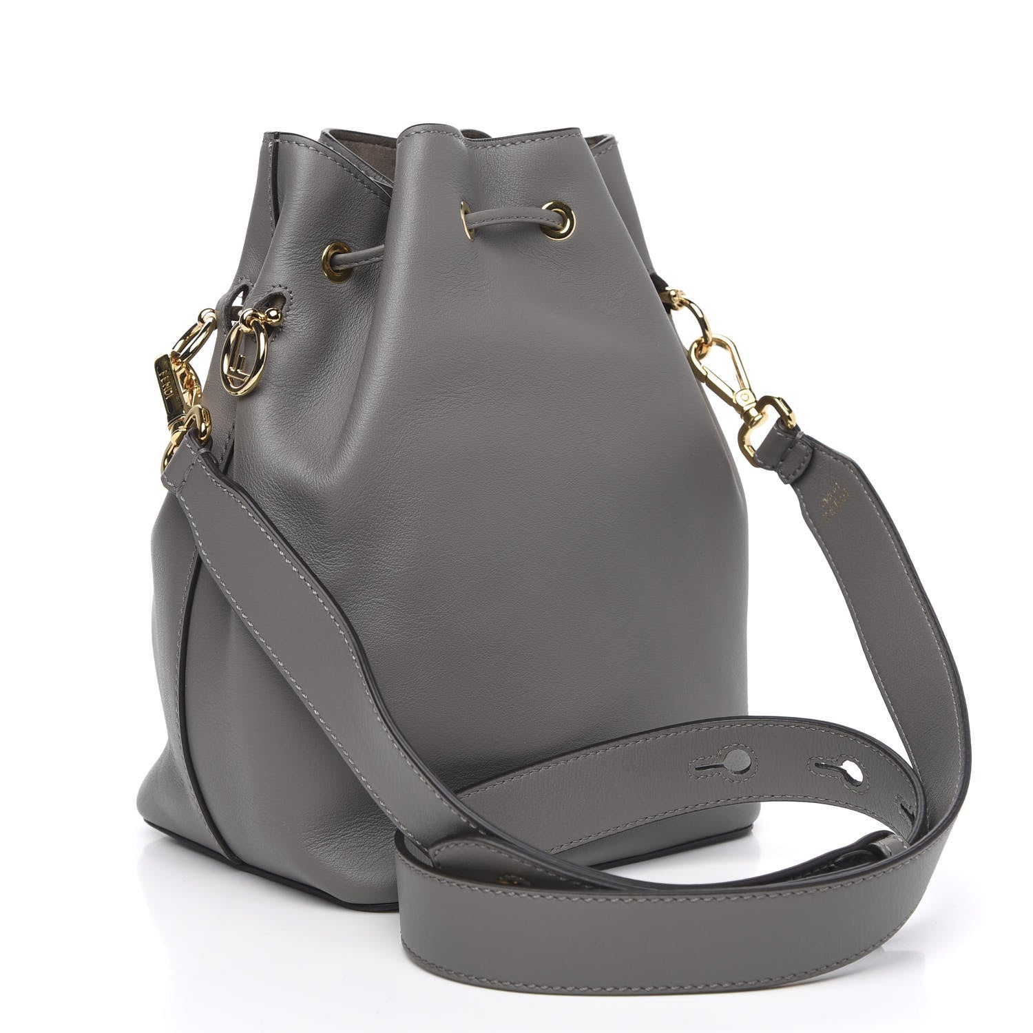 Fendi Vitello Grace Matte F is Fendi Grande Mon Tresor Bucket Bag Argilla 3 of 10