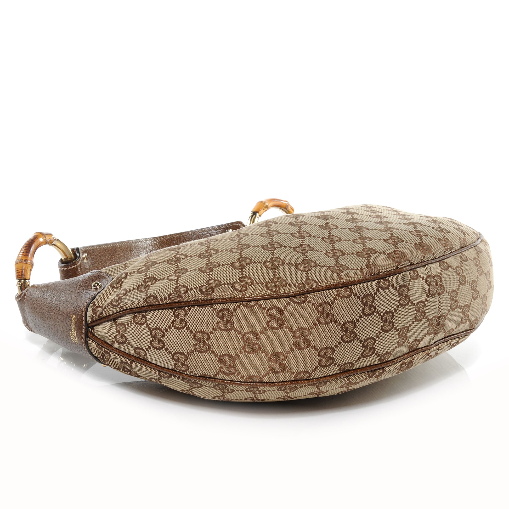Gucci Monogram Bamboo Ring Hobo 4 of 7
