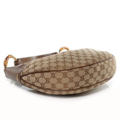 Gucci Monogram Bamboo Ring Hobo 4 of 7