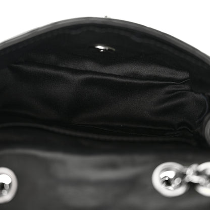 Chanel Lambskin Quilted Beaded Extra Mini Rectangular Flap Black 5 of 12