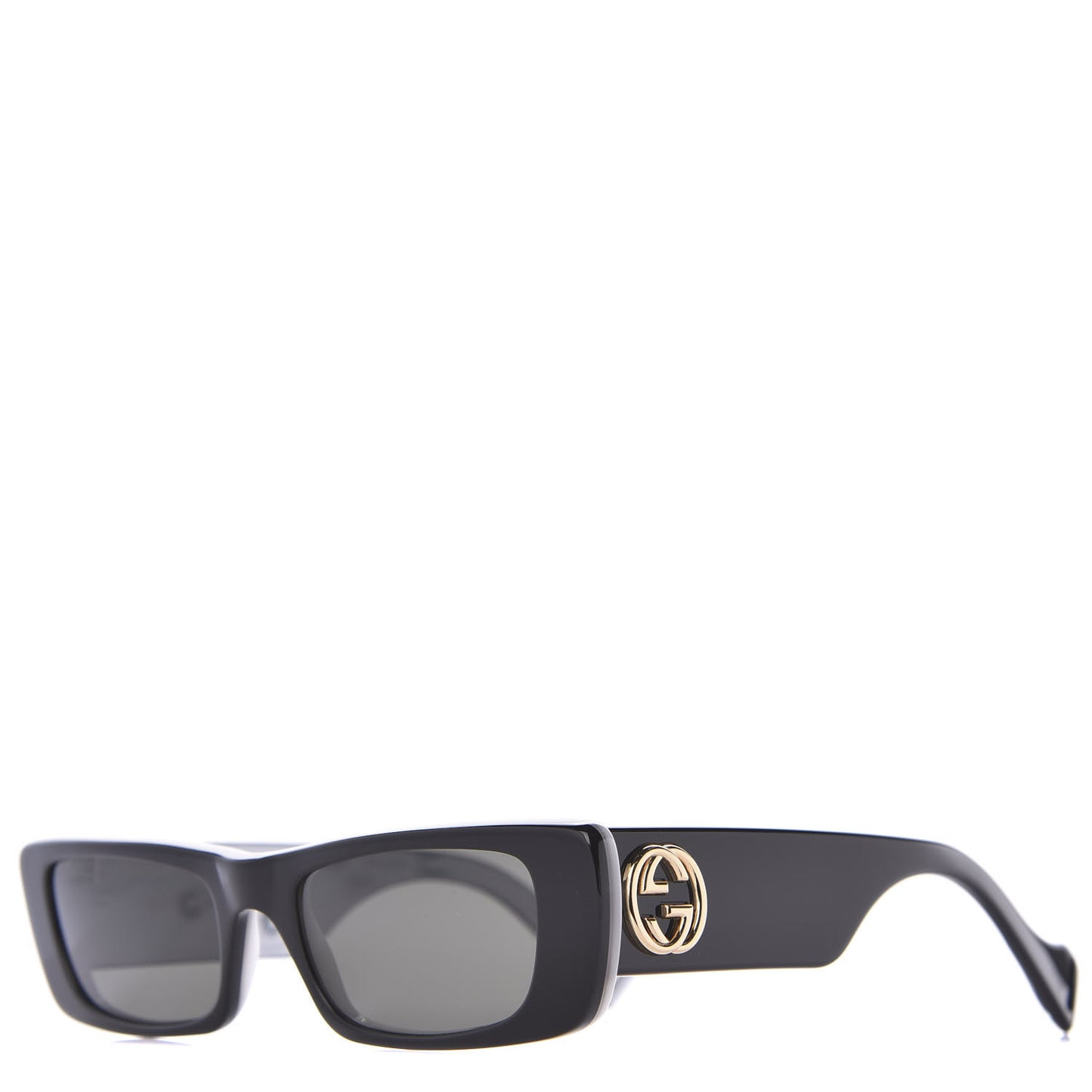Acetate Rectangular Sunglasses GG0516S Black