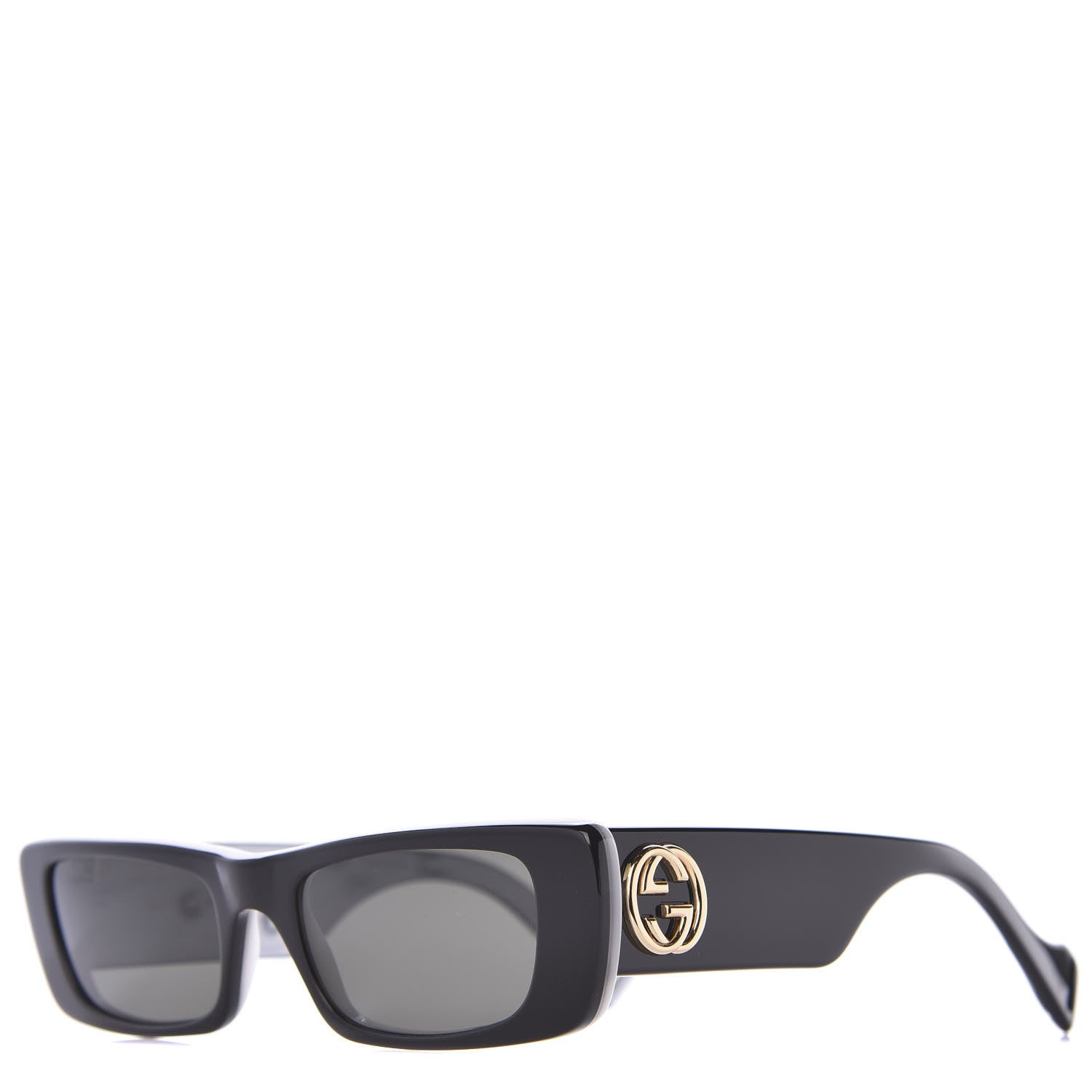 Gucci Acetate Rectangular Sunglasses GG0516S Black 1 of 7