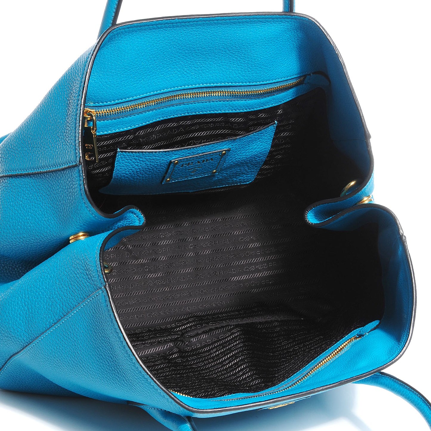 Vitello Daino Tote Turchese